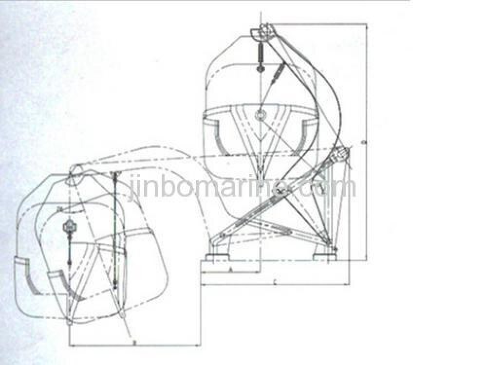 Gravity Rolling Type Davit - Image 2