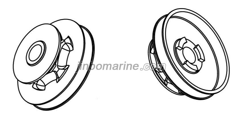 Gypsy Wheel for 22mm chain