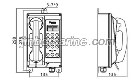 HAG-1 Wall Mounted Auto-Telephone