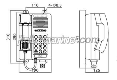 HAG-2E Explision-Proof Button Telephone
