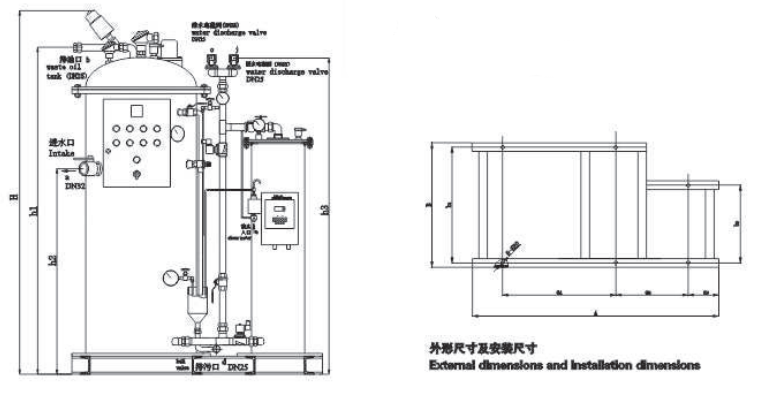 HBN Series 15PPM Bilge Separator Oily Water Separator