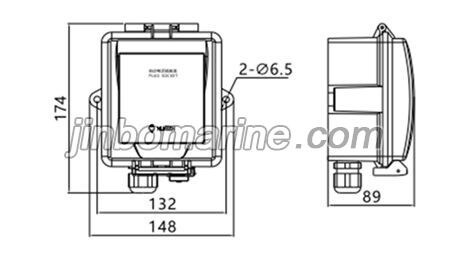 HCZ-1 Portable Telephone Socket