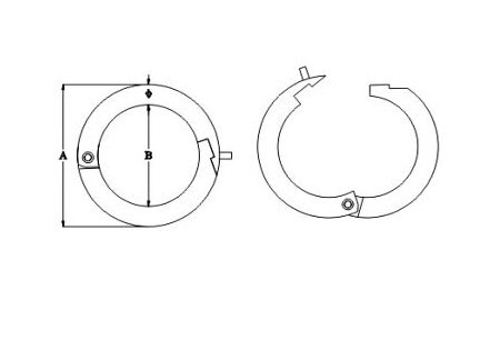 Heavy Ring Catch Screw PIN,SS304 OR SS316