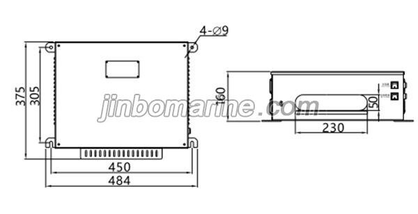 HFMX-16G HFMX-32G Fireproof Door Ralay Cabinet