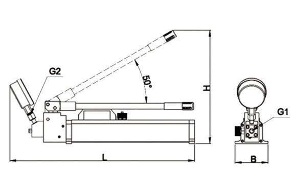 HPA-150 Manual Hydraulic Pump