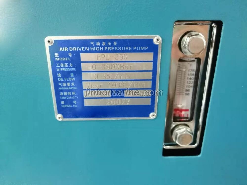 HPU-350 Air Driven High Pressure Hydraulic Pump - Image 3