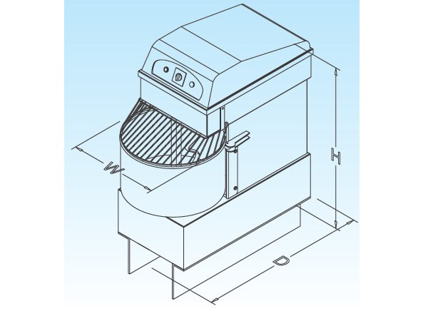 HS50A Marine Dough Mixer