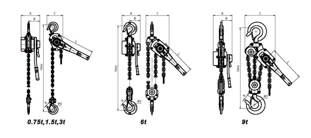 HSH-A622 Lever Hoist