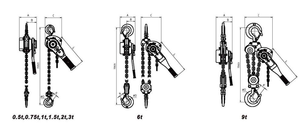 HSH-A820 Serie Level Hoist