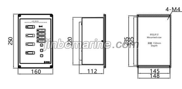 HSM-8Q Watertight Door Indicator Plate