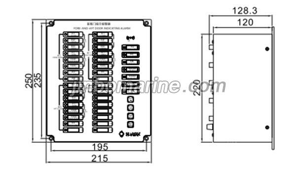 HSW-32Q Front And Rear Door Indicator Alarm