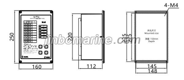 HTM-8Q Ramp Door Indication Panel