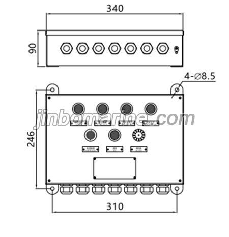 HWS-BJ-G Sewage Well Alarm Relay Box