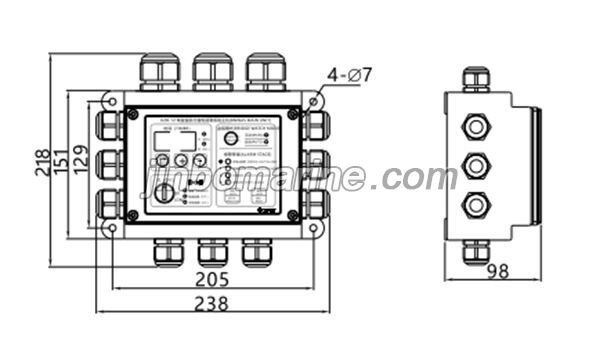 HZB-1Z-G Wall Mounted BNWAS Main Unit