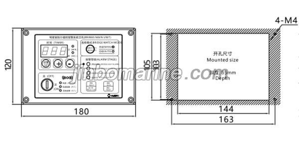 HZB-1Z-Q Flush Type BNWAS Main Unit