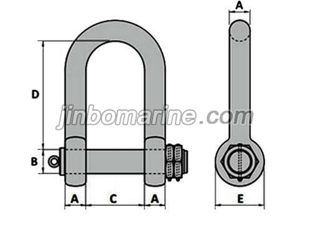 Heavy Duty Hawser Shackle - Image 1