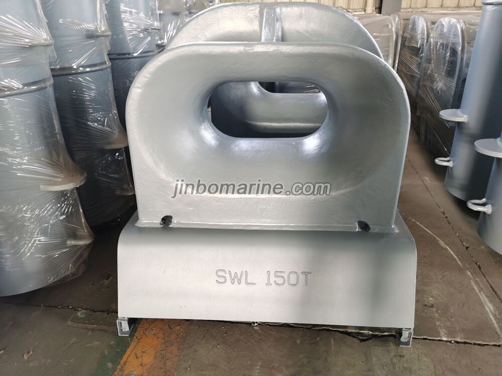 ISO13729 A Type Deck Type Chock With Foundation 1