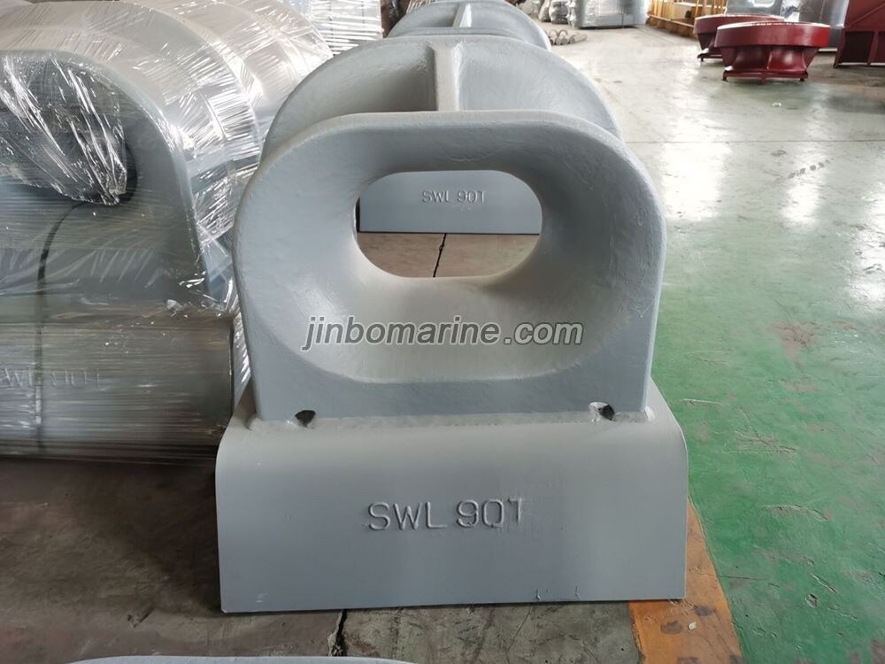 ISO13729 A Type Deck Type Chock With Foundation 2