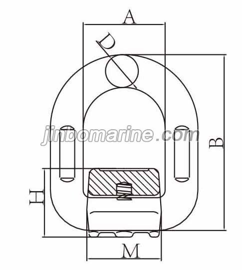 Industrial Equipment Lifting Point G80 bolt Lifting Point