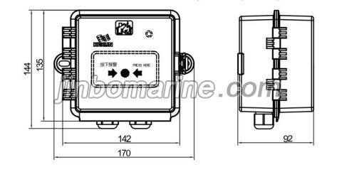 J-SAP-1340 W.T Manual Fire Call Points