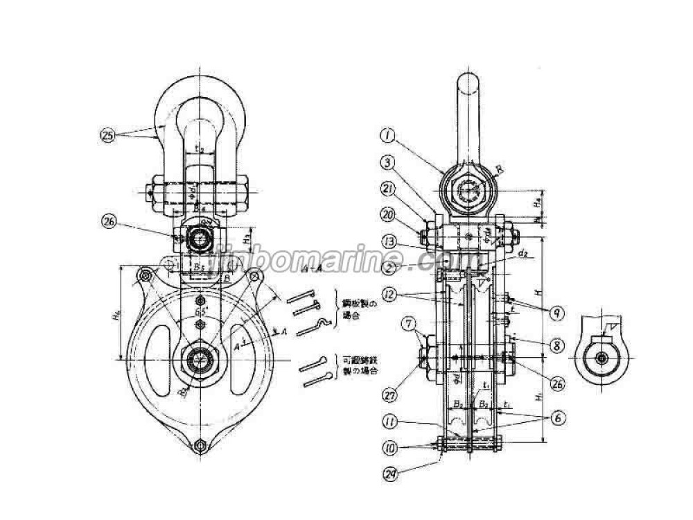 JIS F 3421 Ship Cargo Block - Image 2