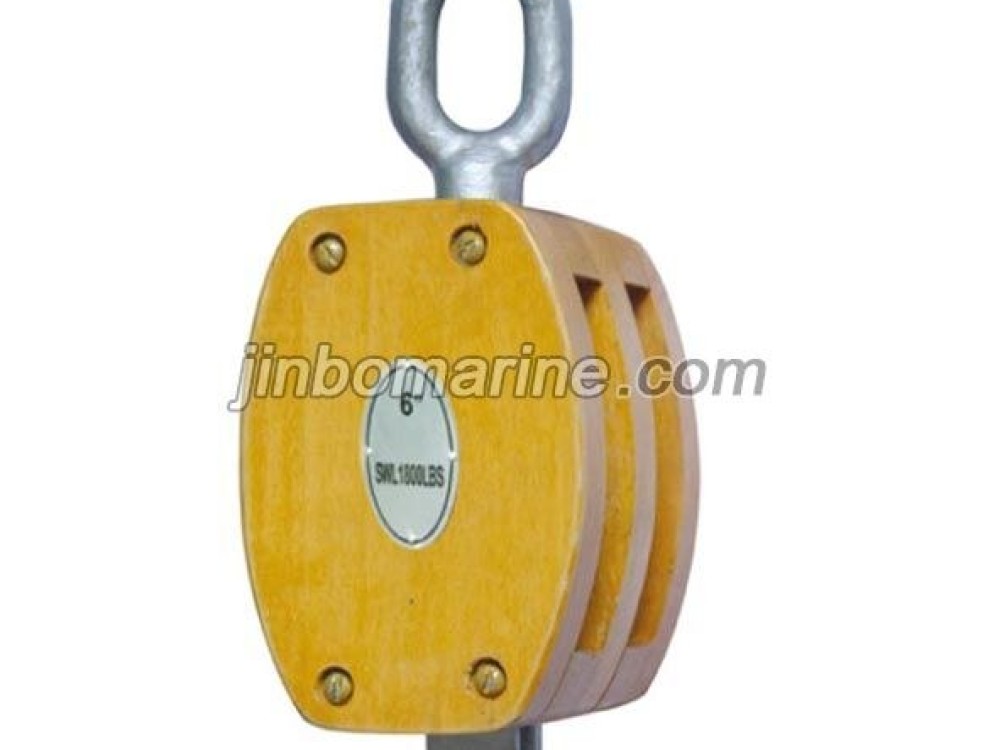 JIS F3426 Ship's internal-bound wooden block double with Link
