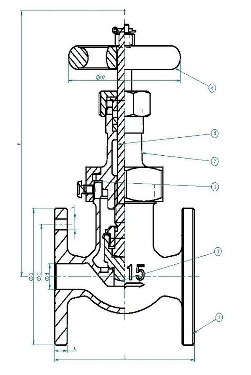 Marine Bronze 5K Globe Valve (Union Bonnet Type) JIS F7346