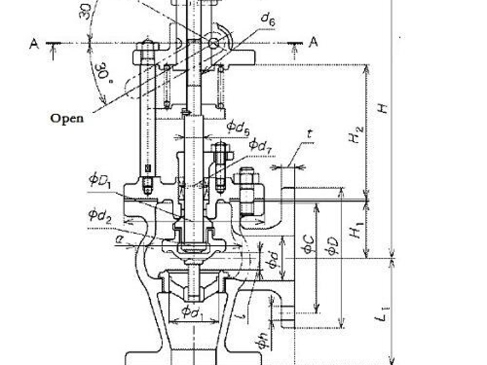 Marine Bronze Angle Emergency Shut-Off Valve JIS F7399 5K - Image 2