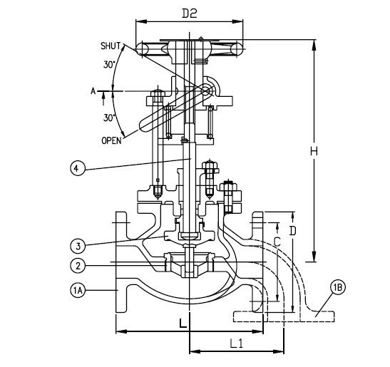 Marine Bronze Emergency Shut-Off Valve JIS F7399 5K