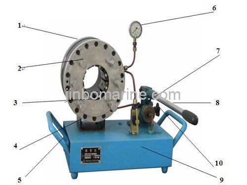 JKS200 Manual Type Hose Crimping Machine