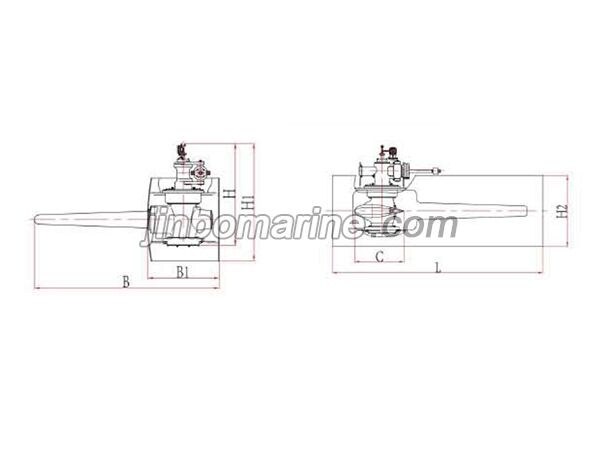 JQA Type Afterward Retractable Fin Stabilizer