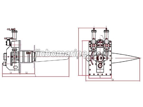 Type JQB Non-retractable Fin Stabilizer