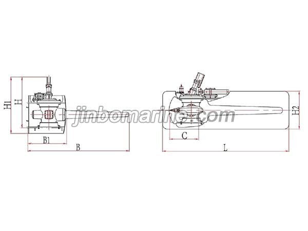 Type JQF Forward Retractable Fin Stabilizer