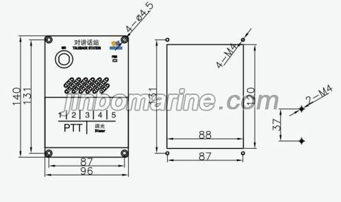 K2101A/C Speaker Talkback Staion