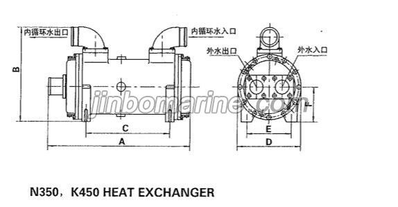 K450 N350 Heat Exchanger