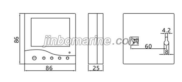 KD51B0 Temperture And Humidity Display Instrument