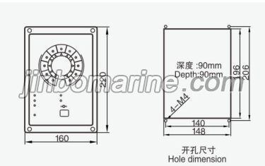 KED12-S-Q/KED12-2S-Q Telegraph Repeater