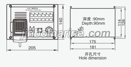 KG-1YQ PA Remote Control Box