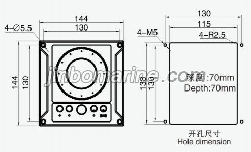 KT-2K Flush Type Electric Turntable Controller