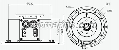 KT-2Z Electric Remote Control Speaker Turntable