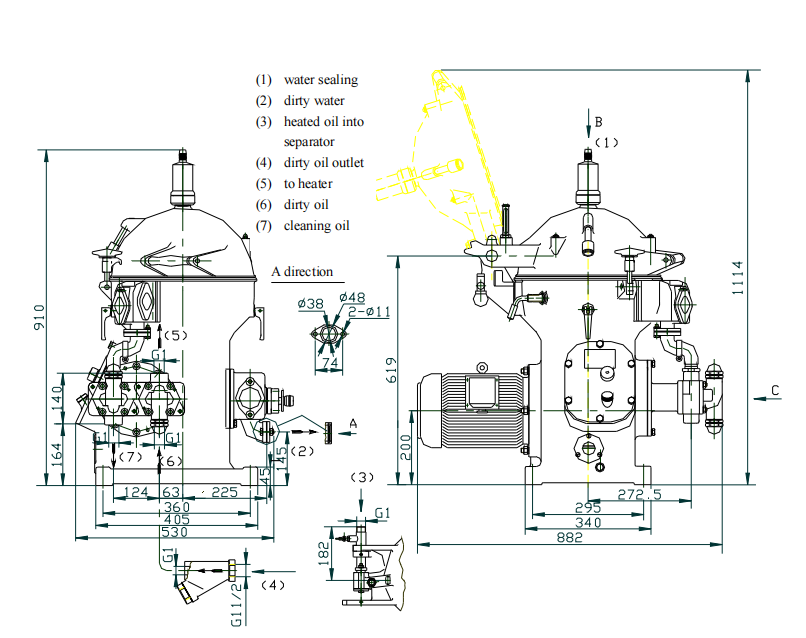 KYDR203CD-23 Fuel Oil Purifier