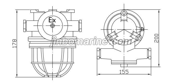 LED TdF220-10 Explosion Proof Light