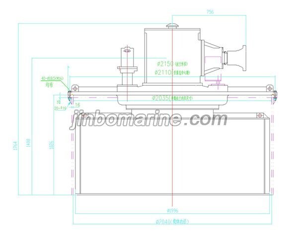 LXB85 Engineering Ship Water Jet Propulsion Pump