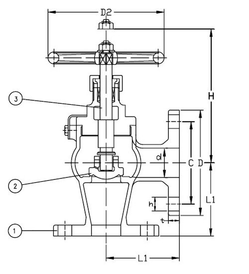 Marine Bronze Screw Down Check Angle Valve JIS F7410 16K