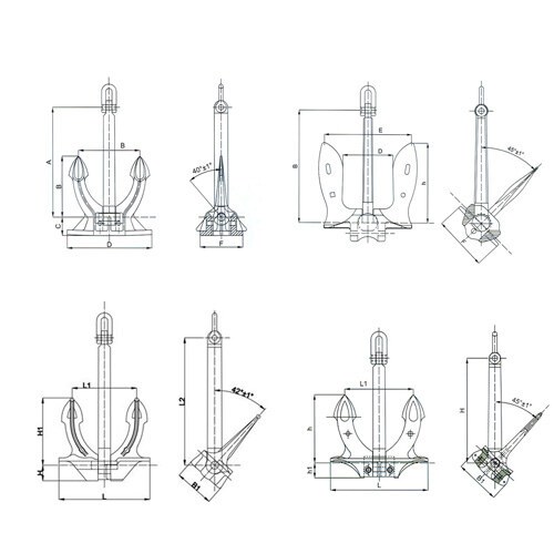 Stockless Anchor