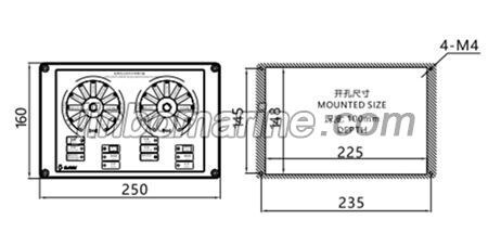 MCL-1/2AF-Q Repeater Of Marine Main Engine Telegraph