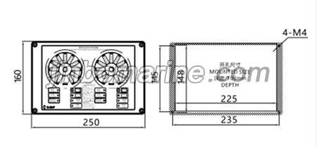 MCL-1/2AC-Q Transmitter Of Marine Main Engine Telegraph