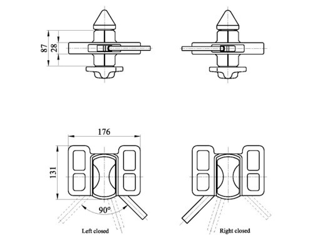 Manual Wide Body Twistlock - Image 2