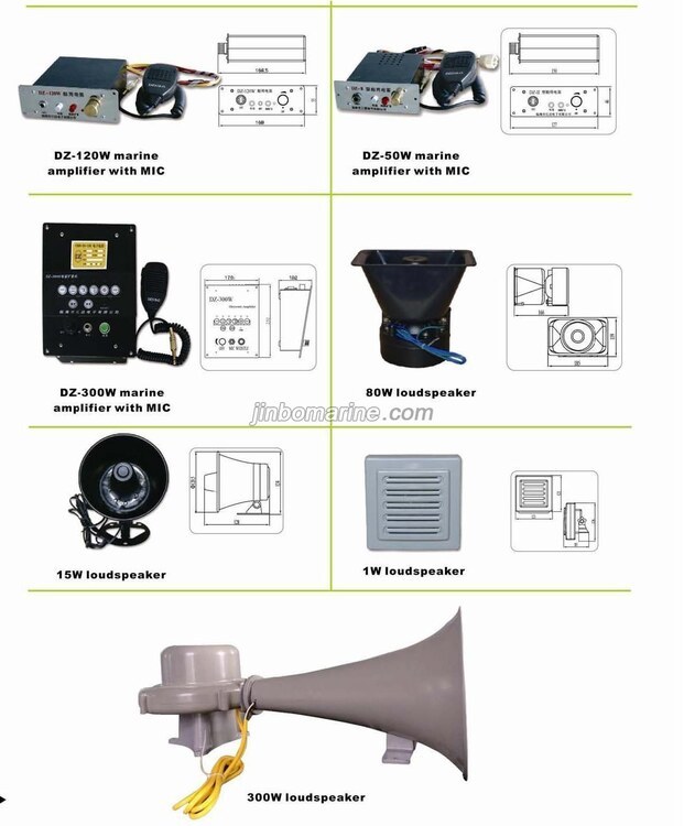 Marine Amplifier & Loudspeaker
