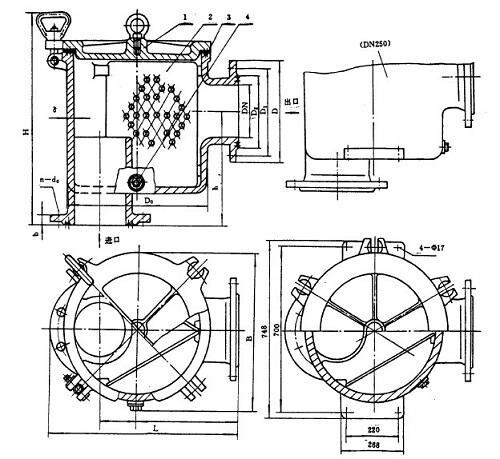 Marine Angle Mud Box CB/T3198-94